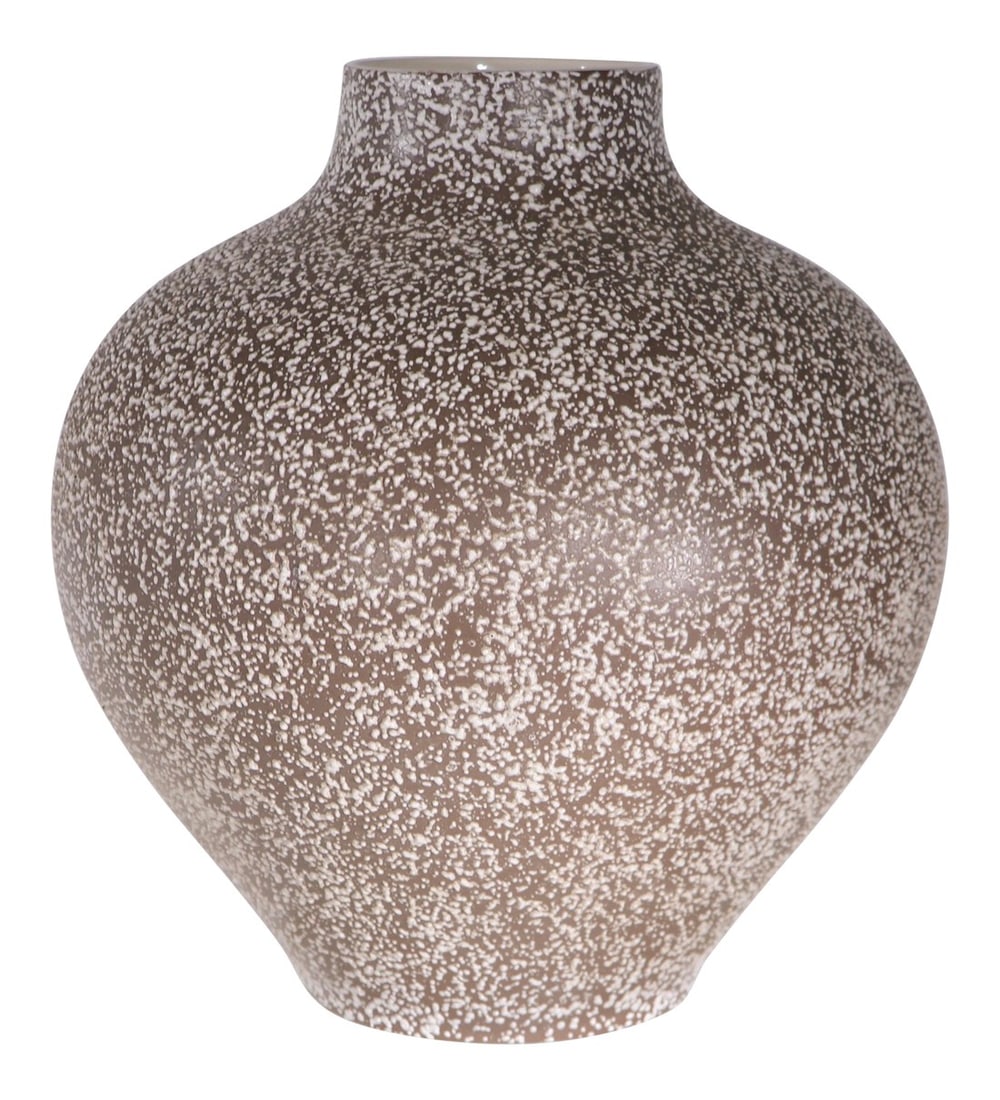 Large Mid Century Royal Haeger Spatterware Vase: Impressive scale Royal Haeger vase in textured spatterware finish. This example is in excellent original condition, free of chips, cracks, damage or repairs, it is fully and correctly marked on