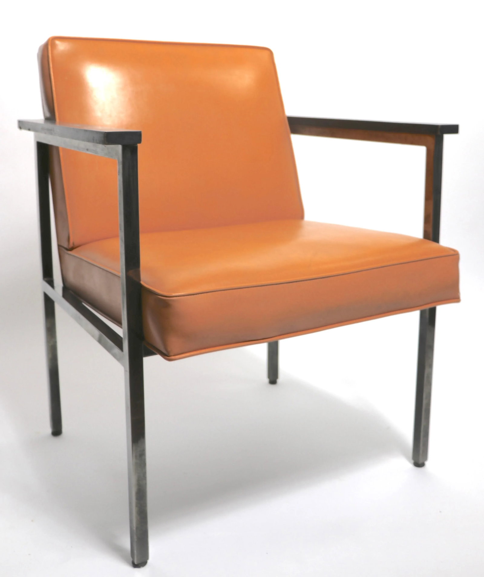 Mid Century Paddle Arm Chair After Nelson - 3