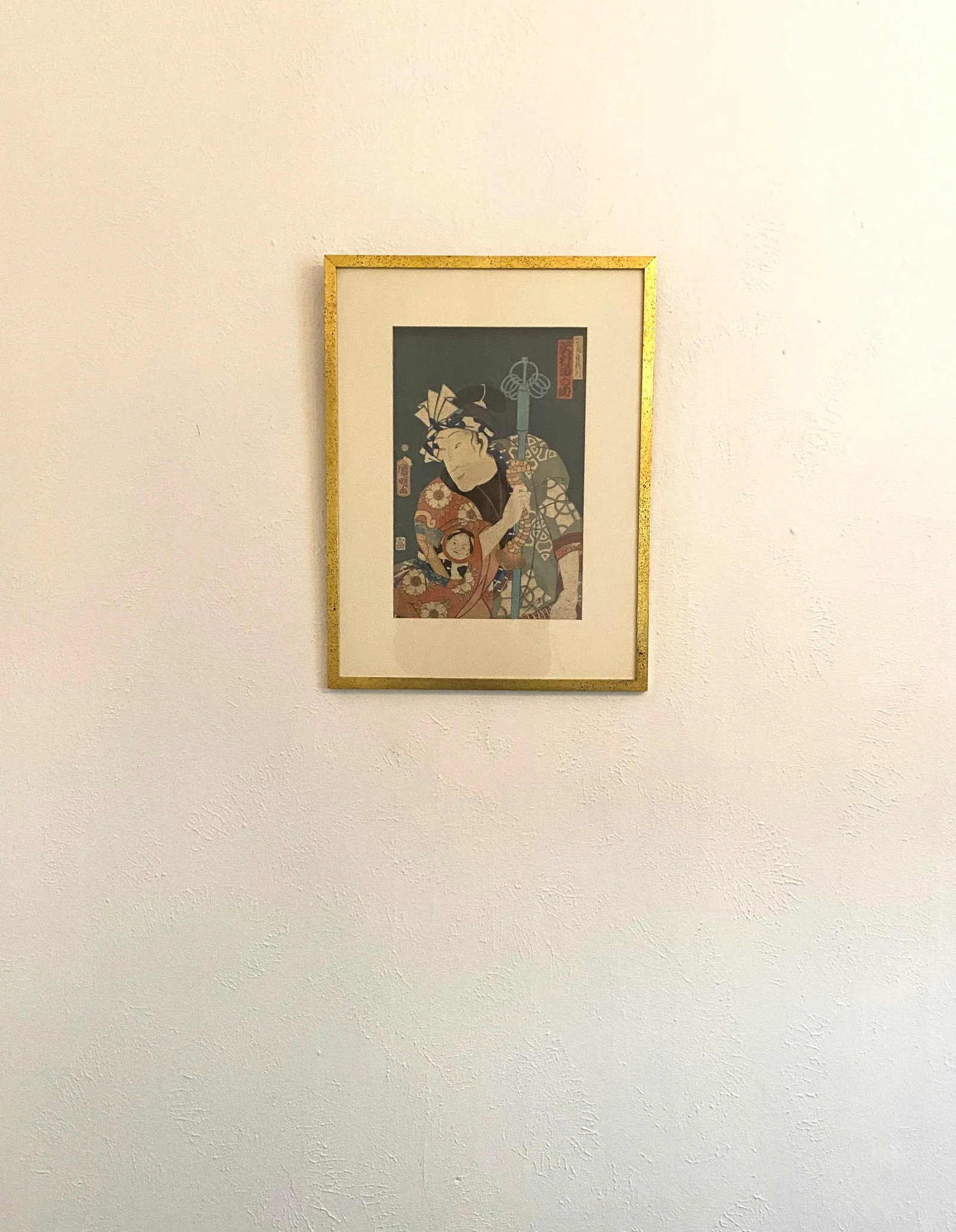 Antique Japanese Woodblock Print by Utagawa Kuniaki II of the Actor Sawamura Tansuke as Itchome - 5