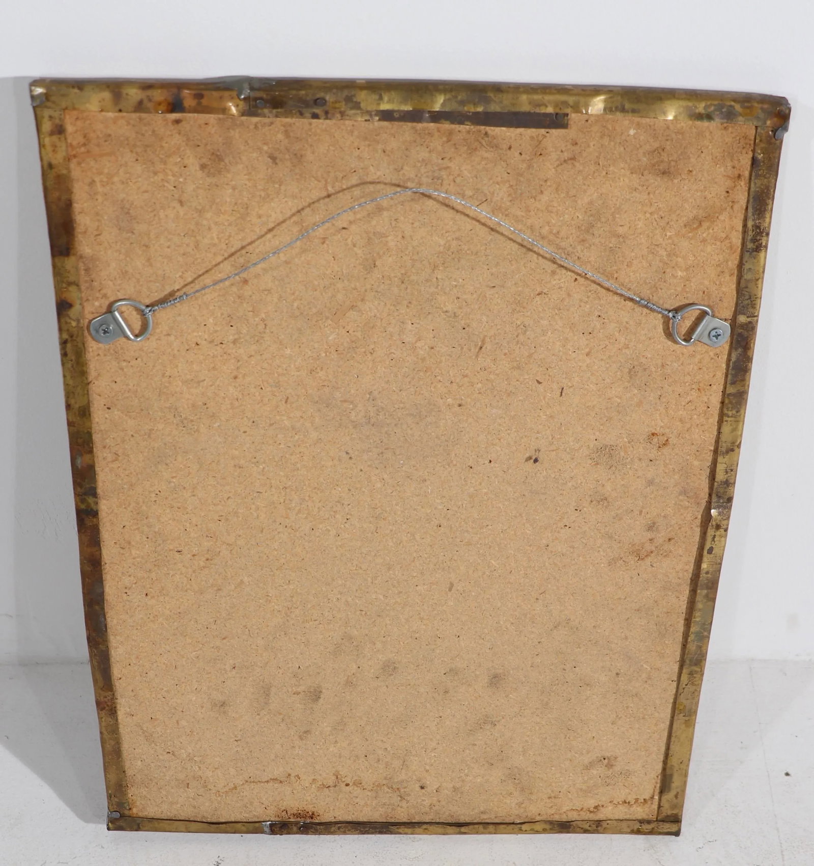Brutalist Mixed Metal and Enamel Wall Plaque Signed Lilie Ca. 1970's - 8