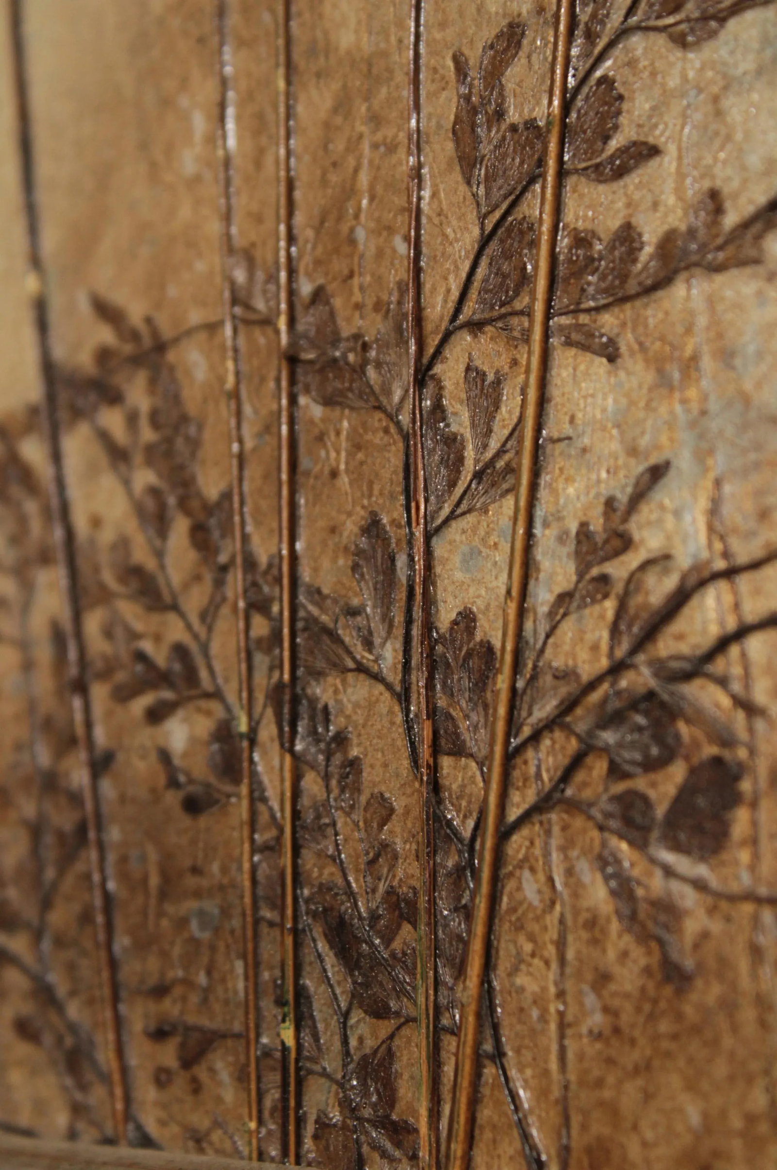Caroline Starrett Pressed Botanical Mixed Media Collages - A Pair - 7