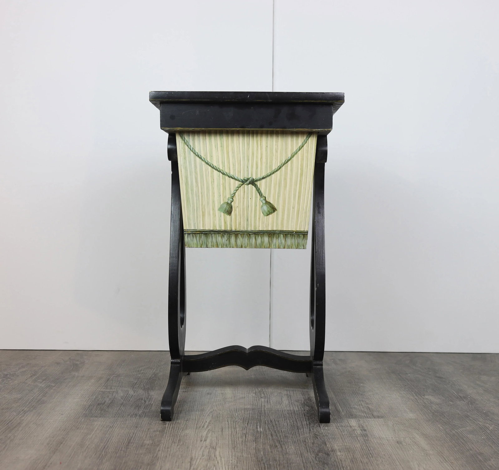 Vintage Hand Painted Sewing Side Table From Brunschwig & Fil's Old Collection - 9