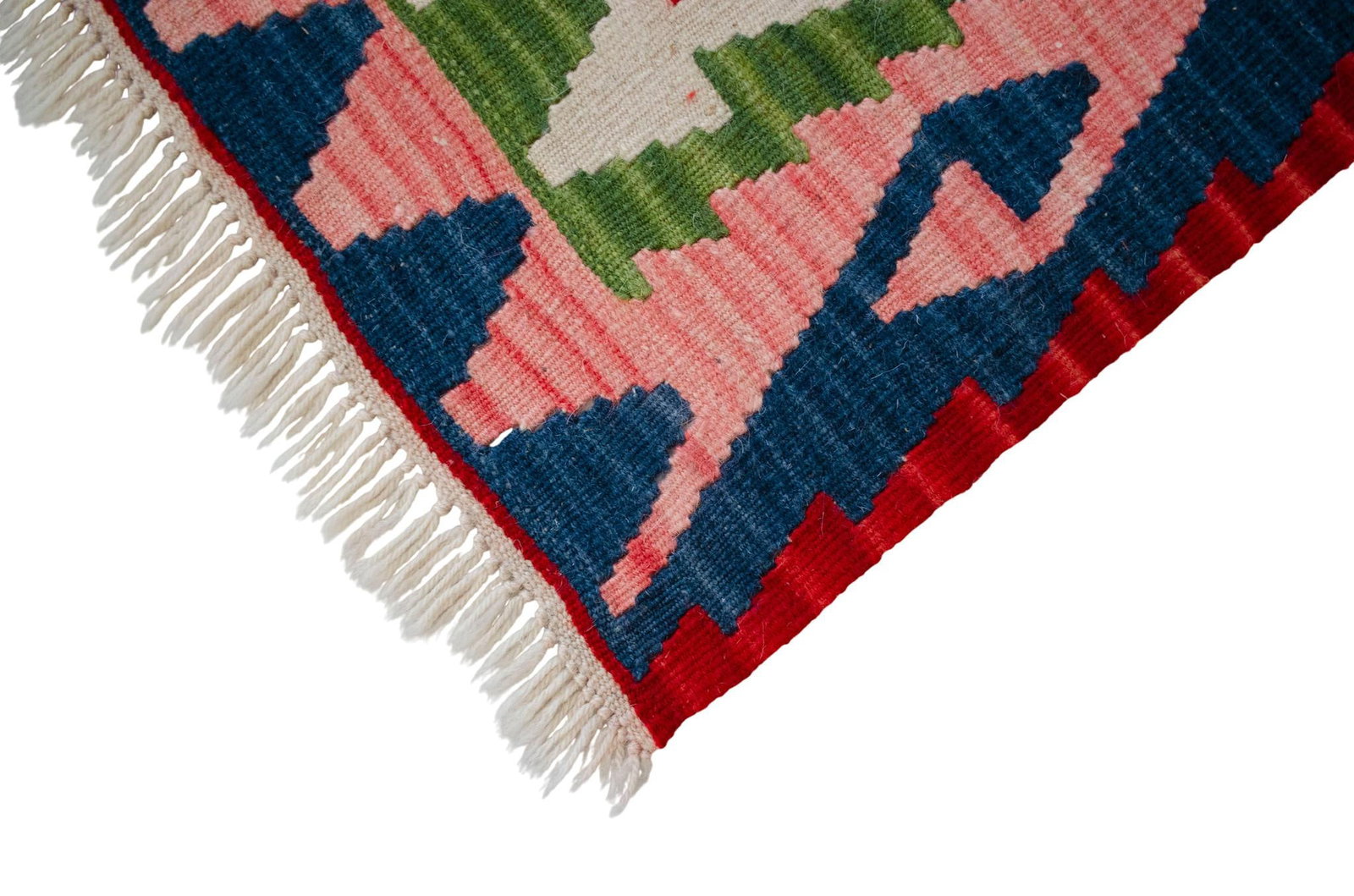 1980s Hand Woven Kilim Turkish Flat Weave Area Rug - 3"²7"³ × 5"²7"³ - 11