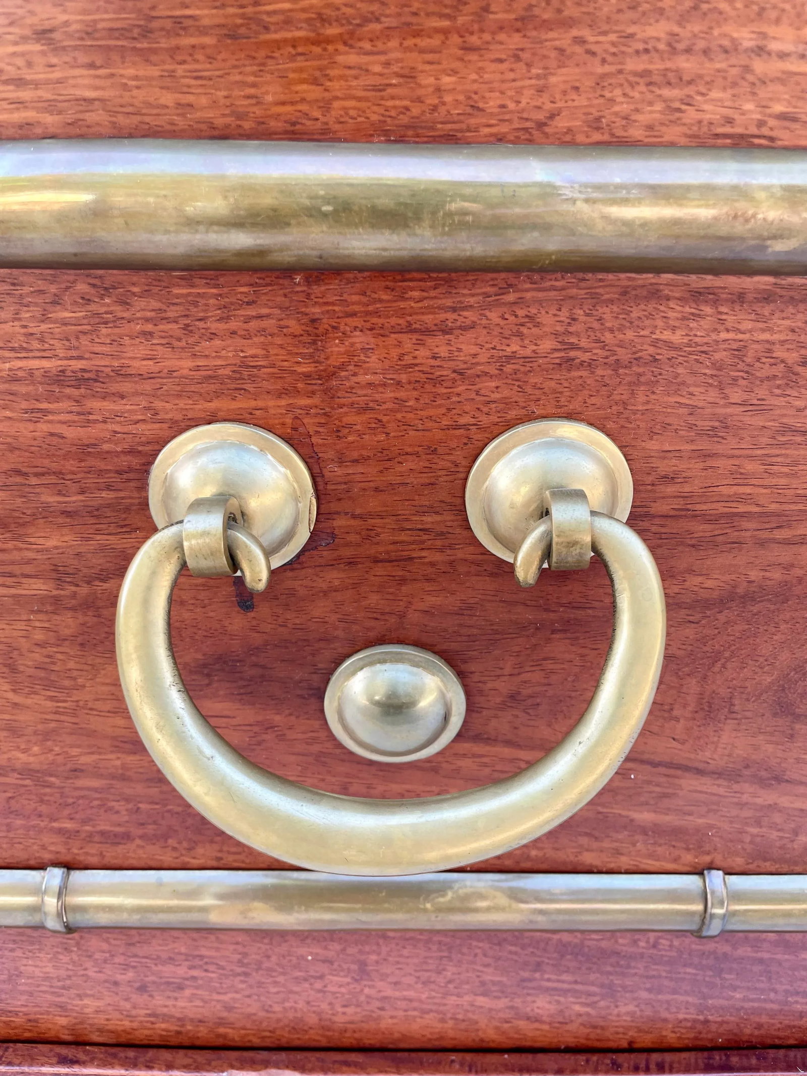 Mid-Century Rosewood and Brass Beverage Ice Box by George Zee - 7