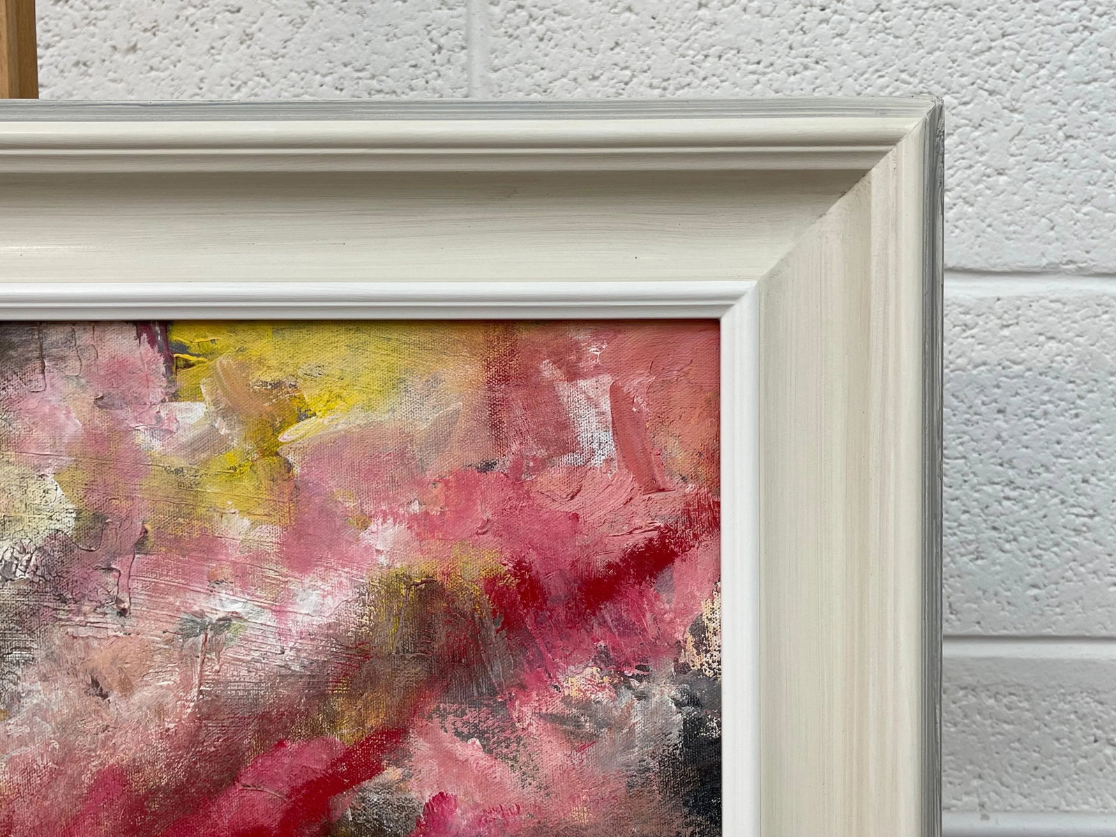 Angela Wakefield, Abstract Landscape using Red, Black and Yellow by Contemporary British Artist, 202 - 12