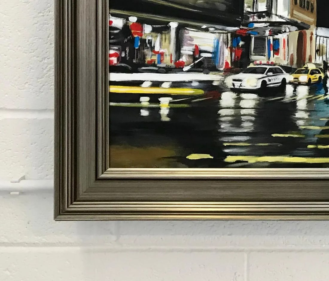 Painting of Chrysler Building New York City by Collectible British Urban Artist - 7
