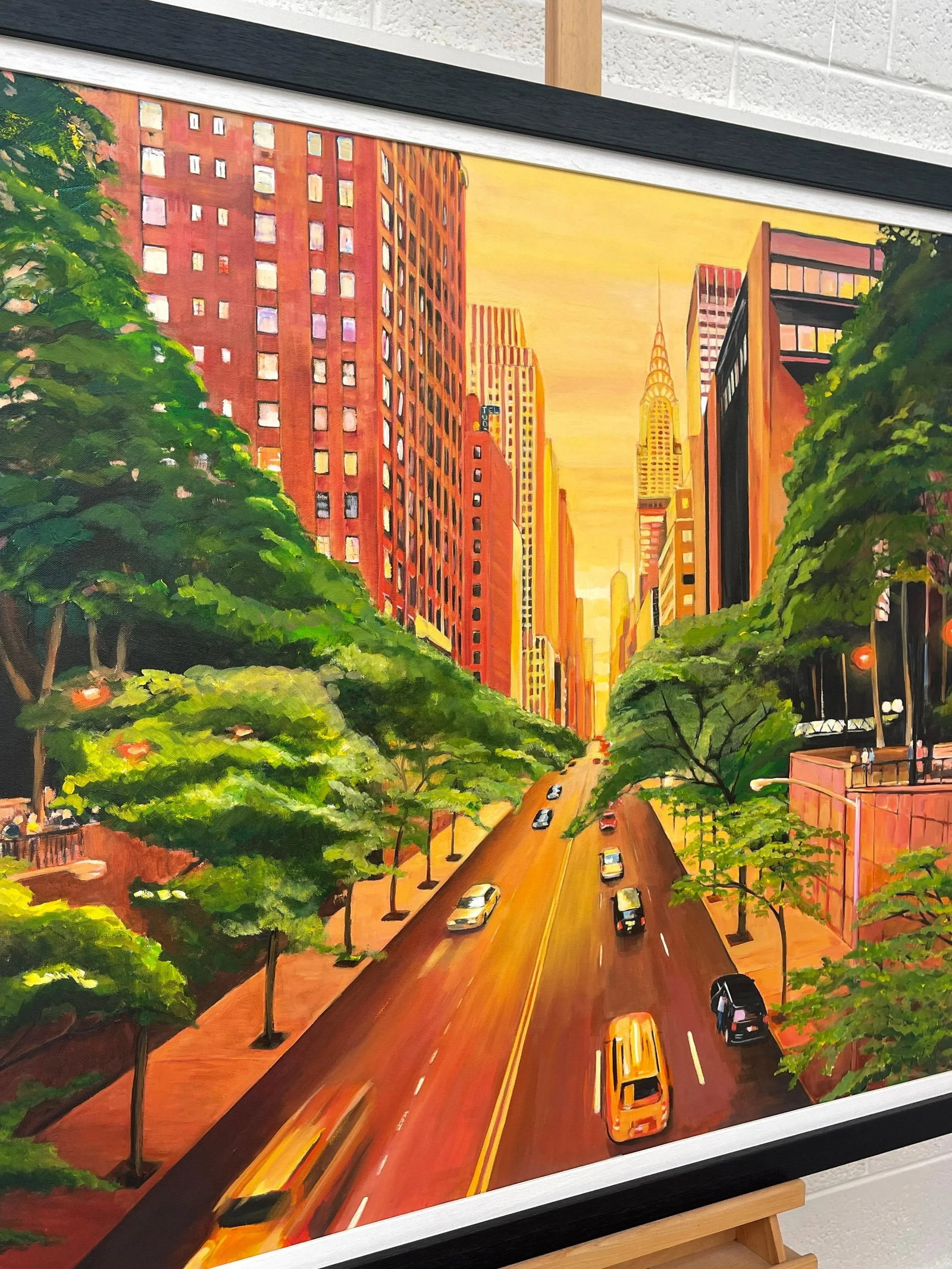 The Chrysler Building 42nd Street New York City - Unique Original Art by Contemporary British Artist - 12