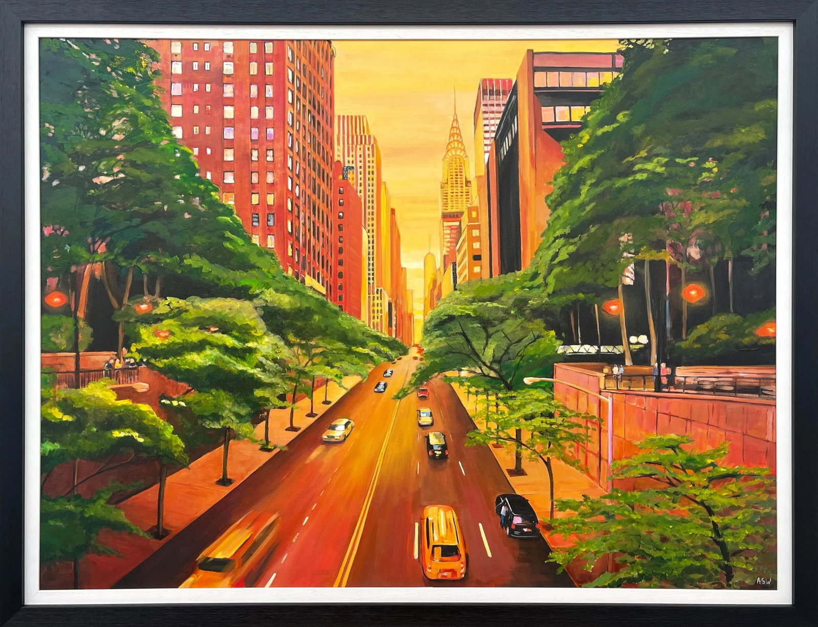 The Chrysler Building 42nd Street New York City - Unique Original Art by Contemporary British Artist - 13