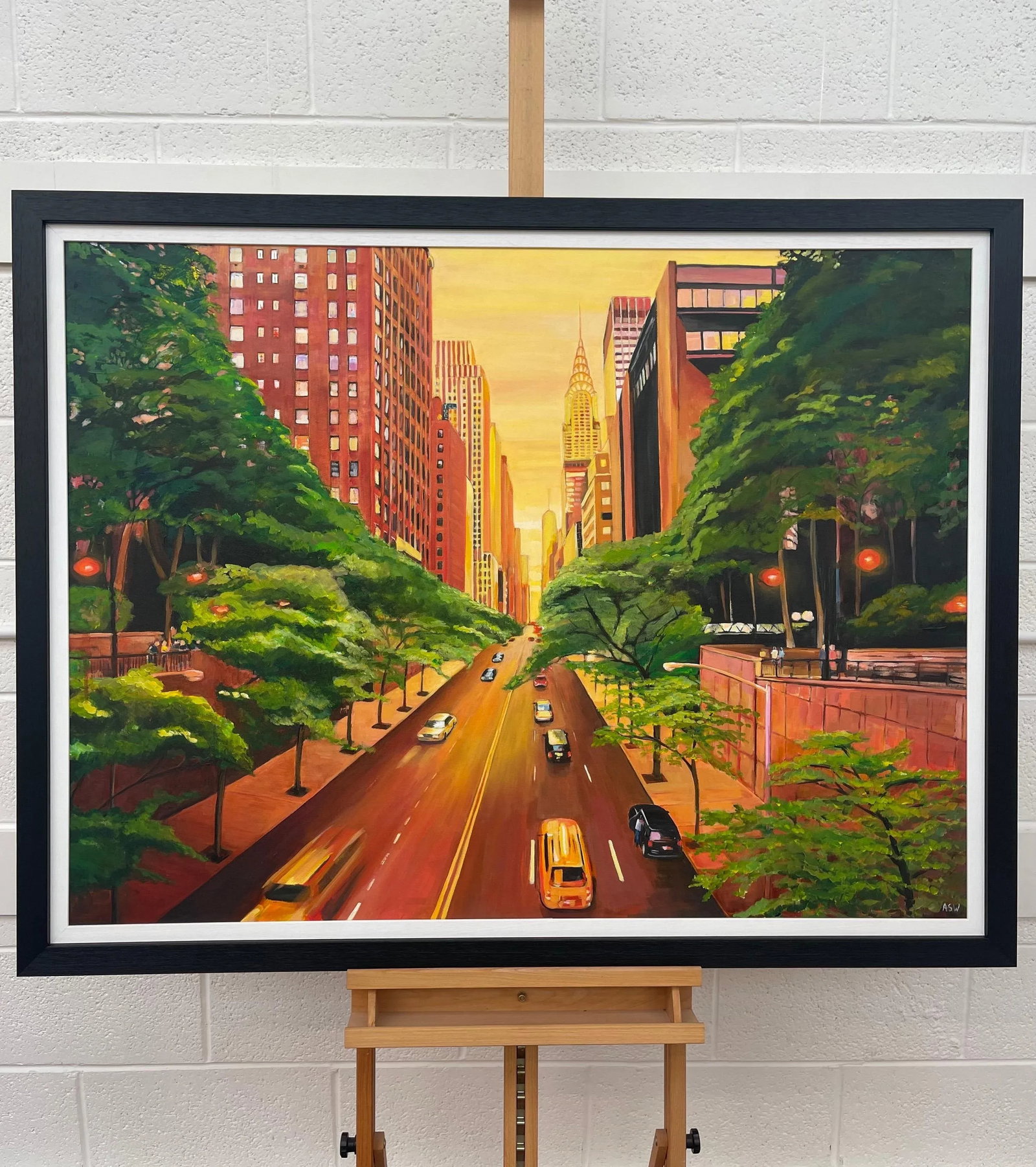 The Chrysler Building 42nd Street New York City - Unique Original Art by Contemporary British Artist - 9