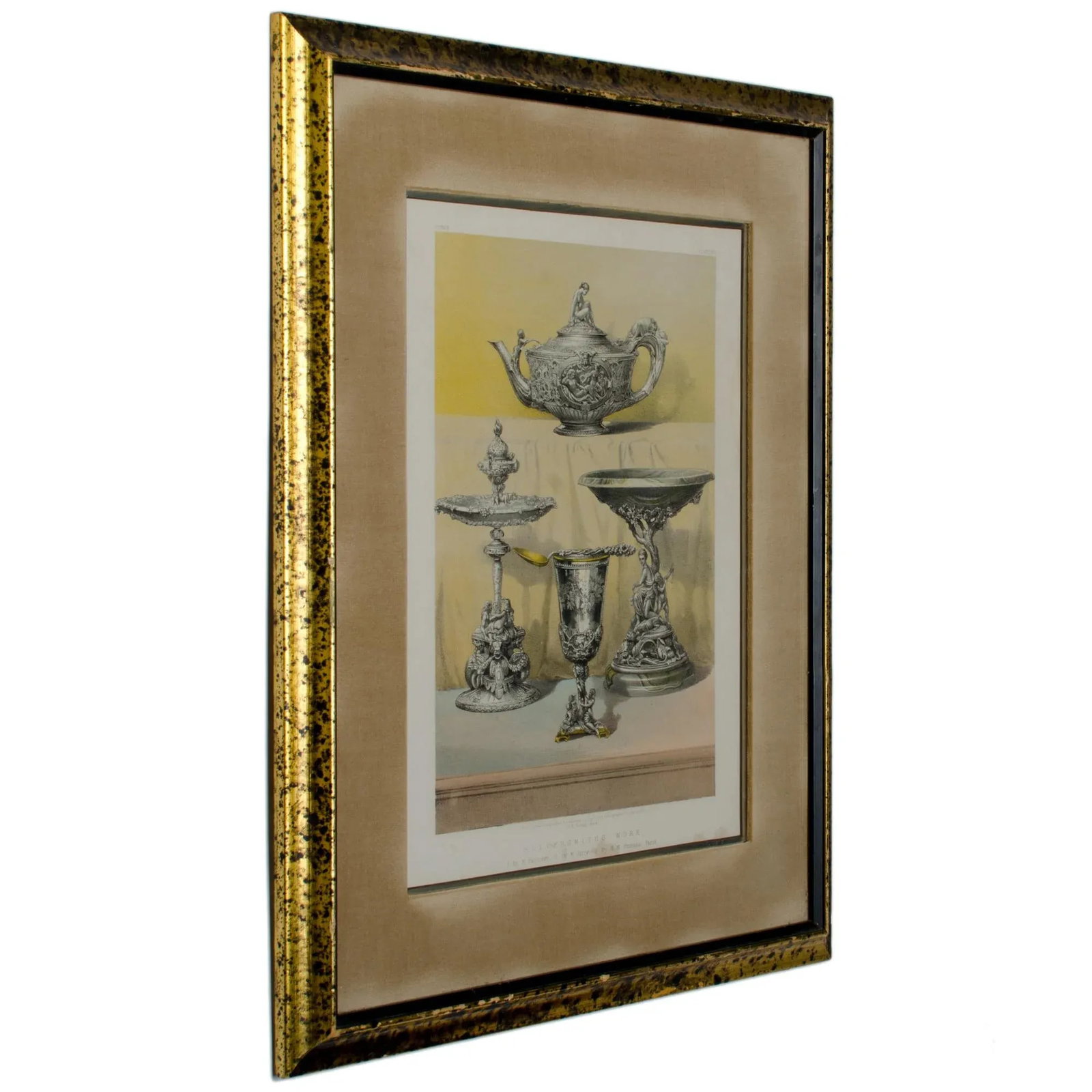 Silversmith's Work & Group of Silver Vases, Antique Prints - A Pair - 6