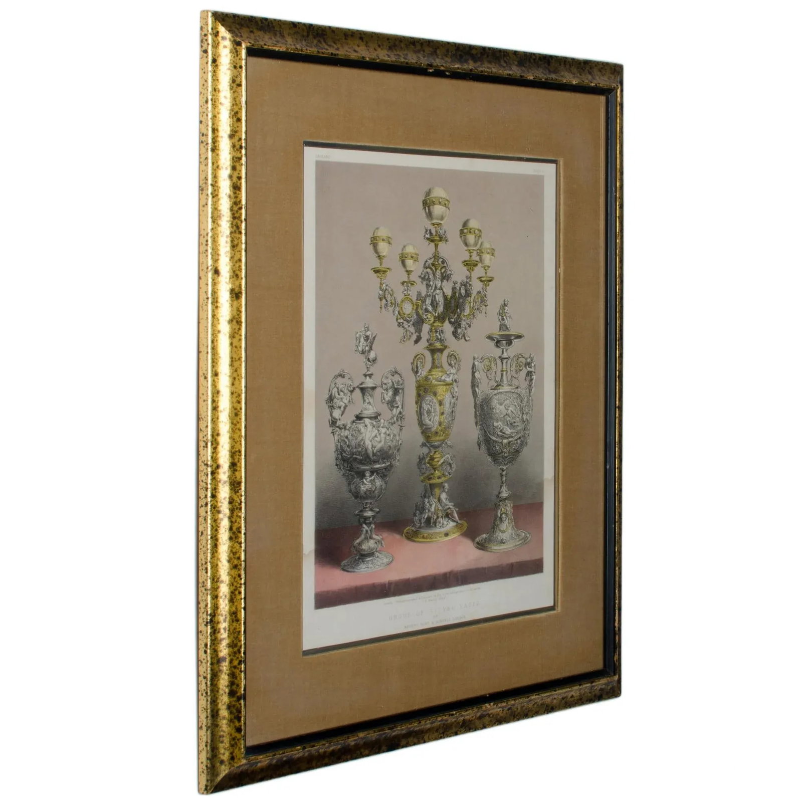 Silversmith's Work & Group of Silver Vases, Antique Prints - A Pair - 7