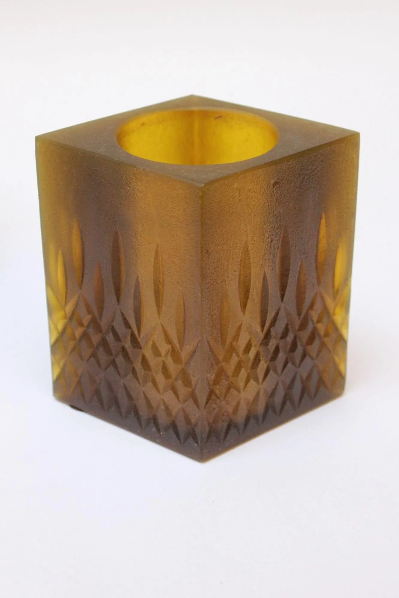 Mid-Century Modern Sascha Brastoff Cast Resin Vases / Candle Holders - Set of 4 - 11