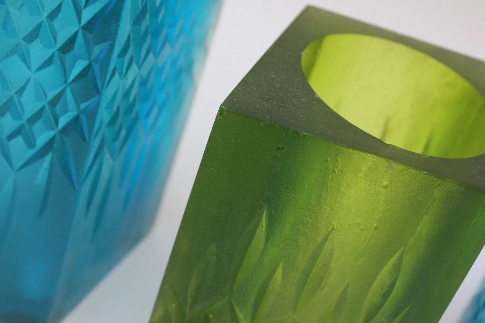 Mid-Century Modern Sascha Brastoff Cast Resin Vases / Candle Holders - Set of 4 - 6