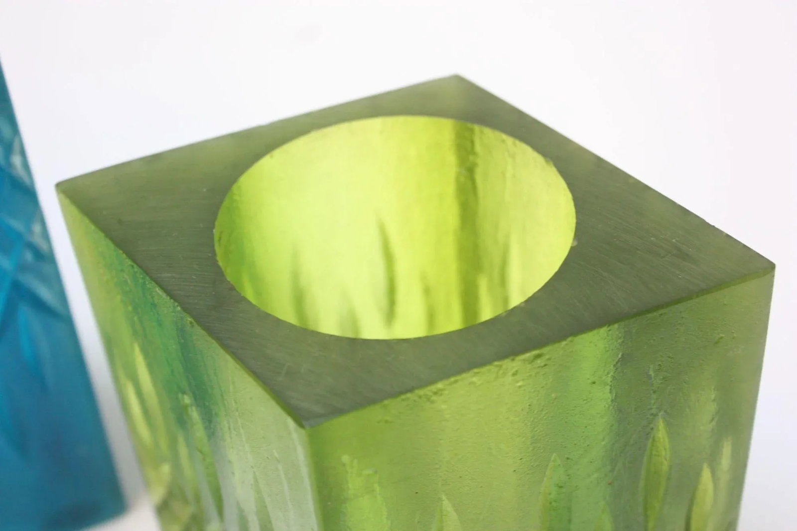 Mid-Century Modern Sascha Brastoff Cast Resin Vases / Candle Holders - Set of 4 - 7