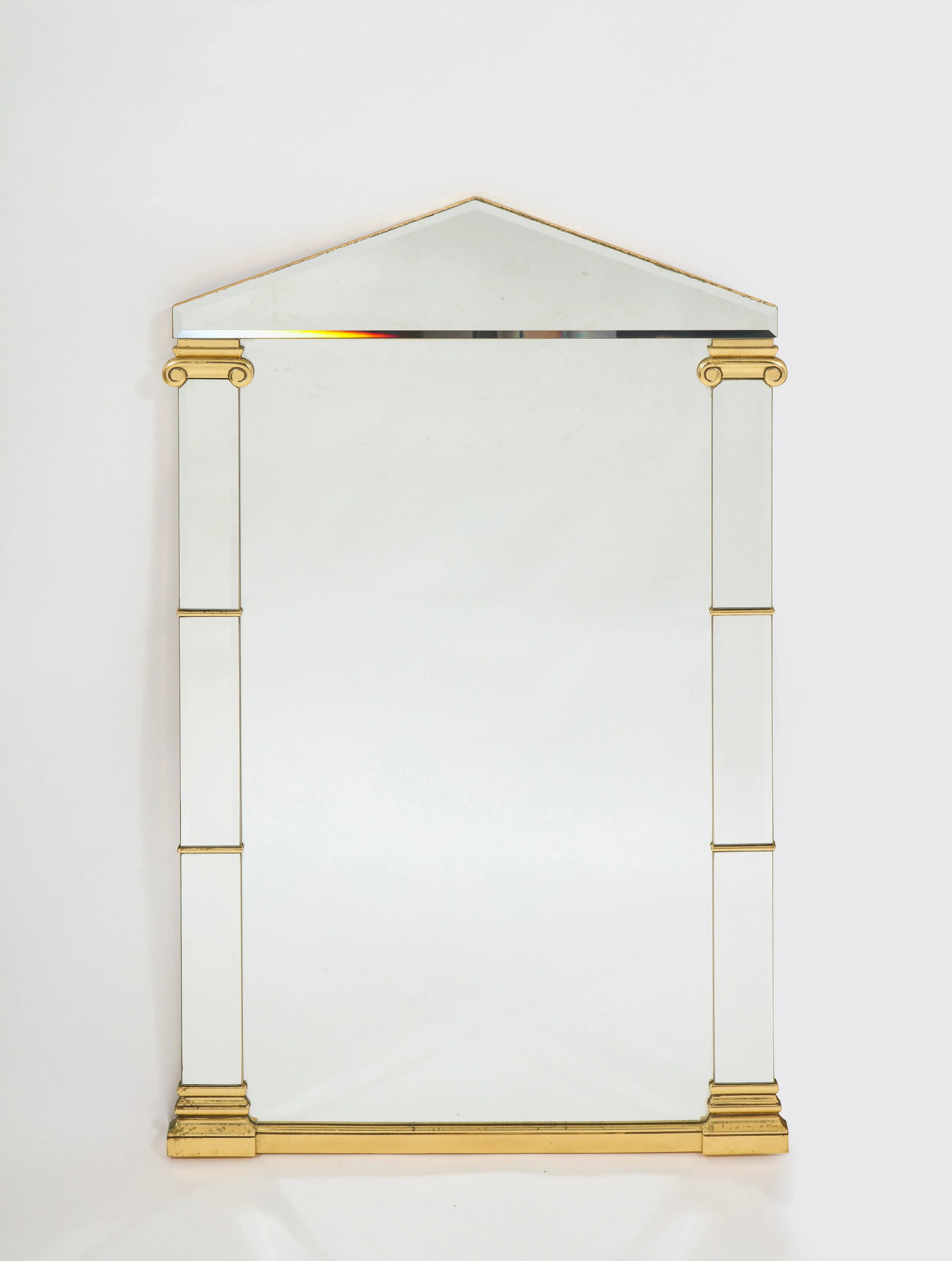 Pair of 20th Century French Neoclassical Mirrors With Gilt Accents - 3