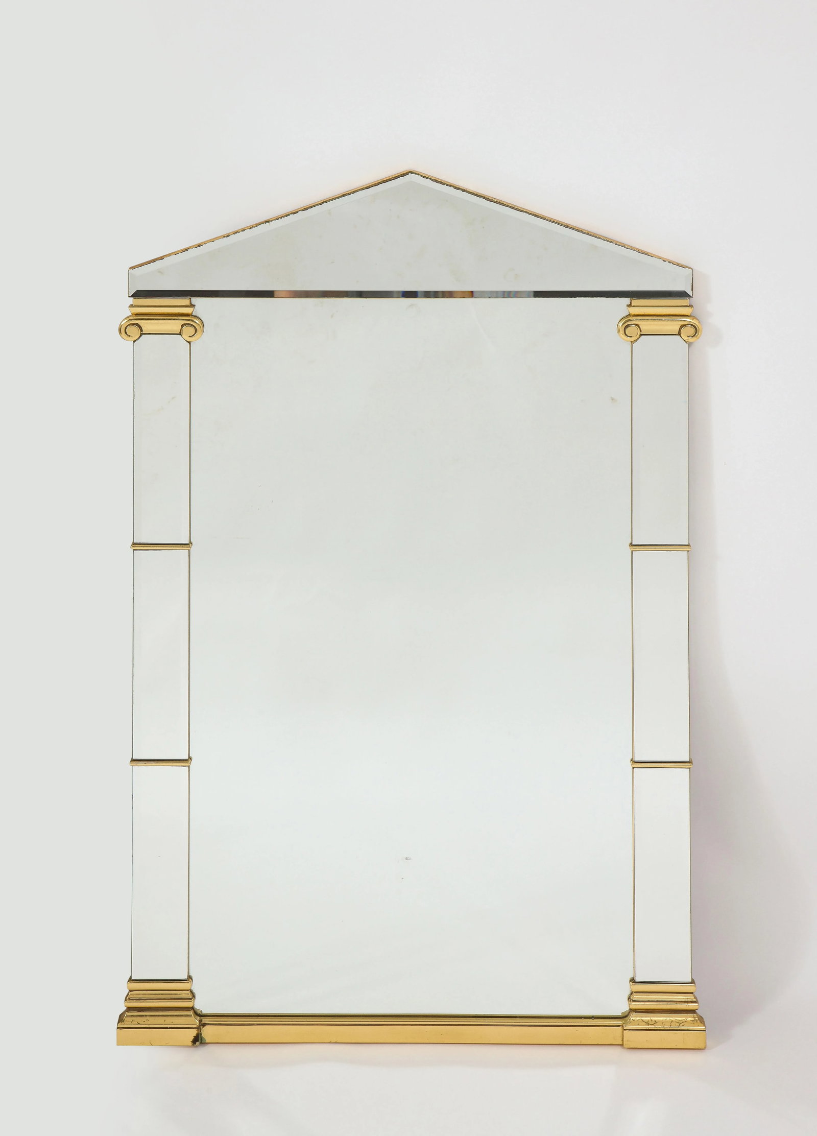 Pair of 20th Century French Neoclassical Mirrors With Gilt Accents - 4