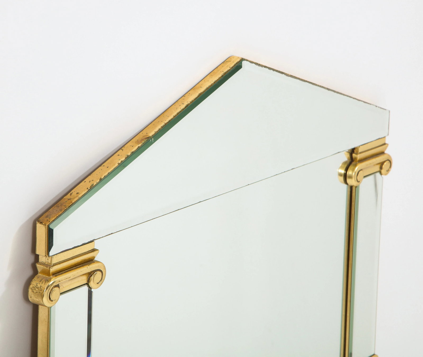 Pair of 20th Century French Neoclassical Mirrors With Gilt Accents - 5
