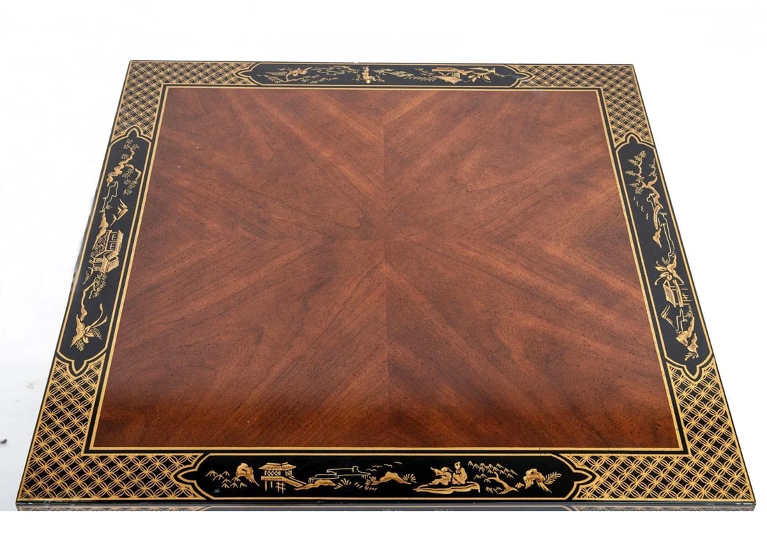 Vintage Pair of Drexel "Etcetera" Lacquered Chinoiserie Tables - 6