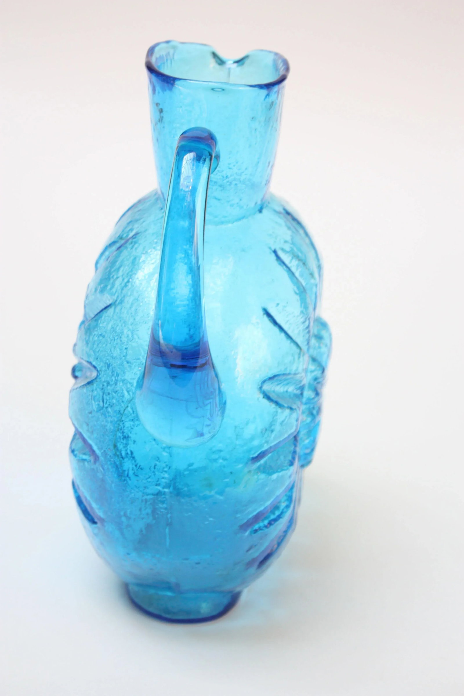 Stelvia Blue Blown-Glass Pitcher - 4