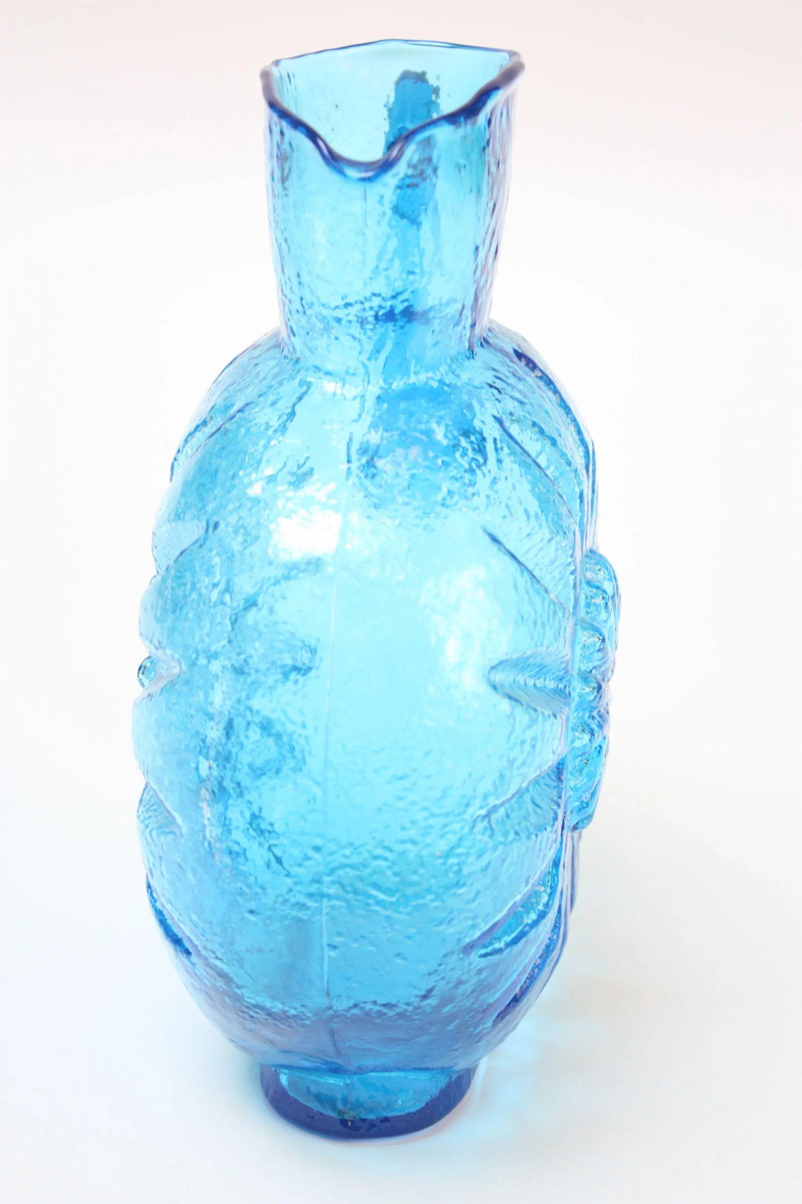 Stelvia Blue Blown-Glass Pitcher - 5