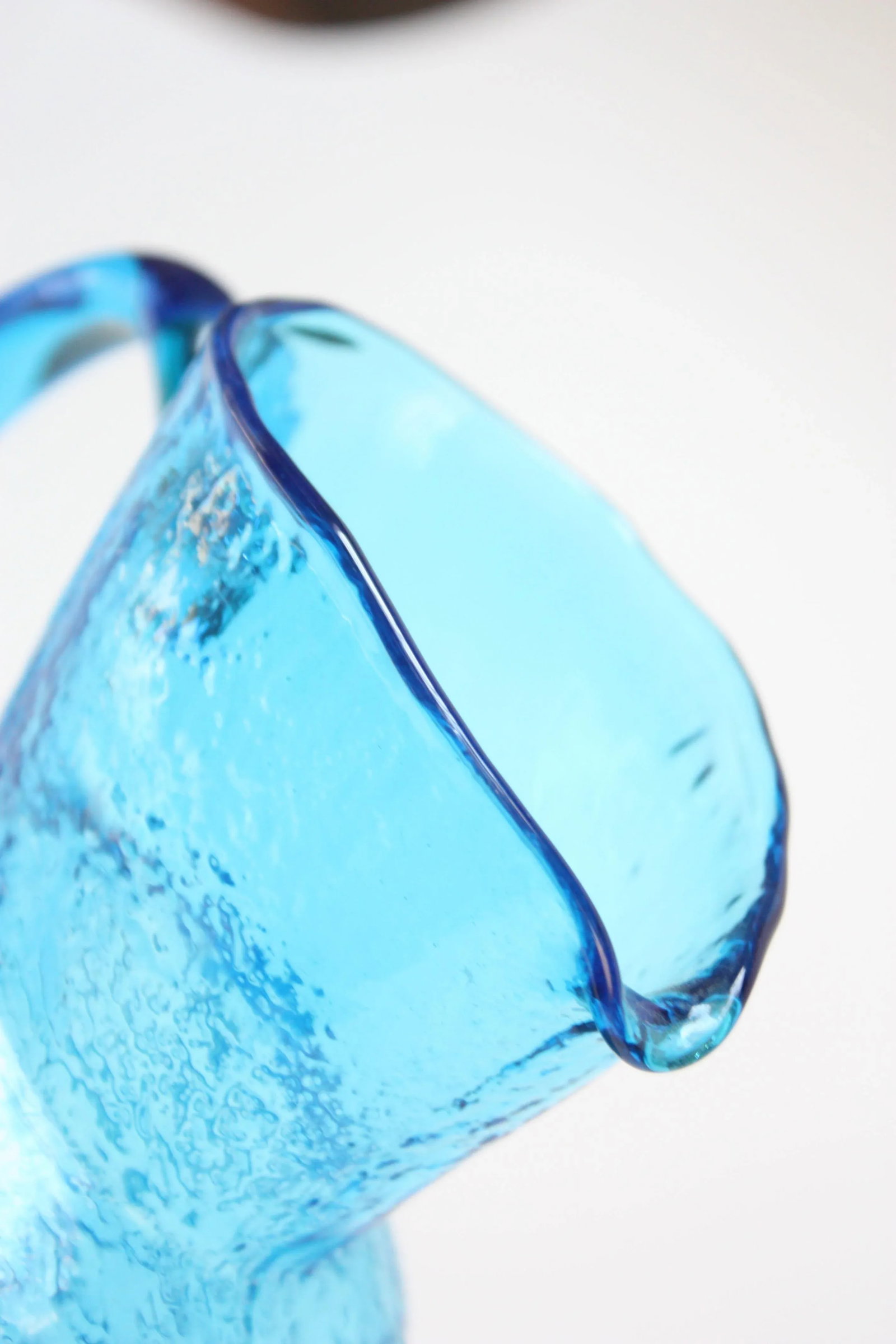 Stelvia Blue Blown-Glass Pitcher - 6