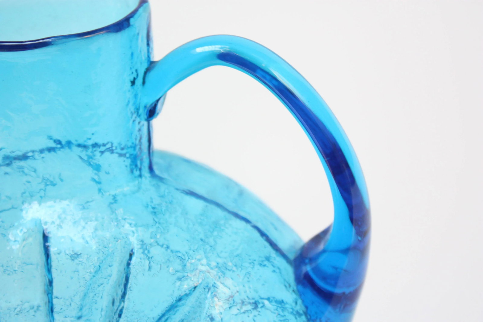 Stelvia Blue Blown-Glass Pitcher - 7