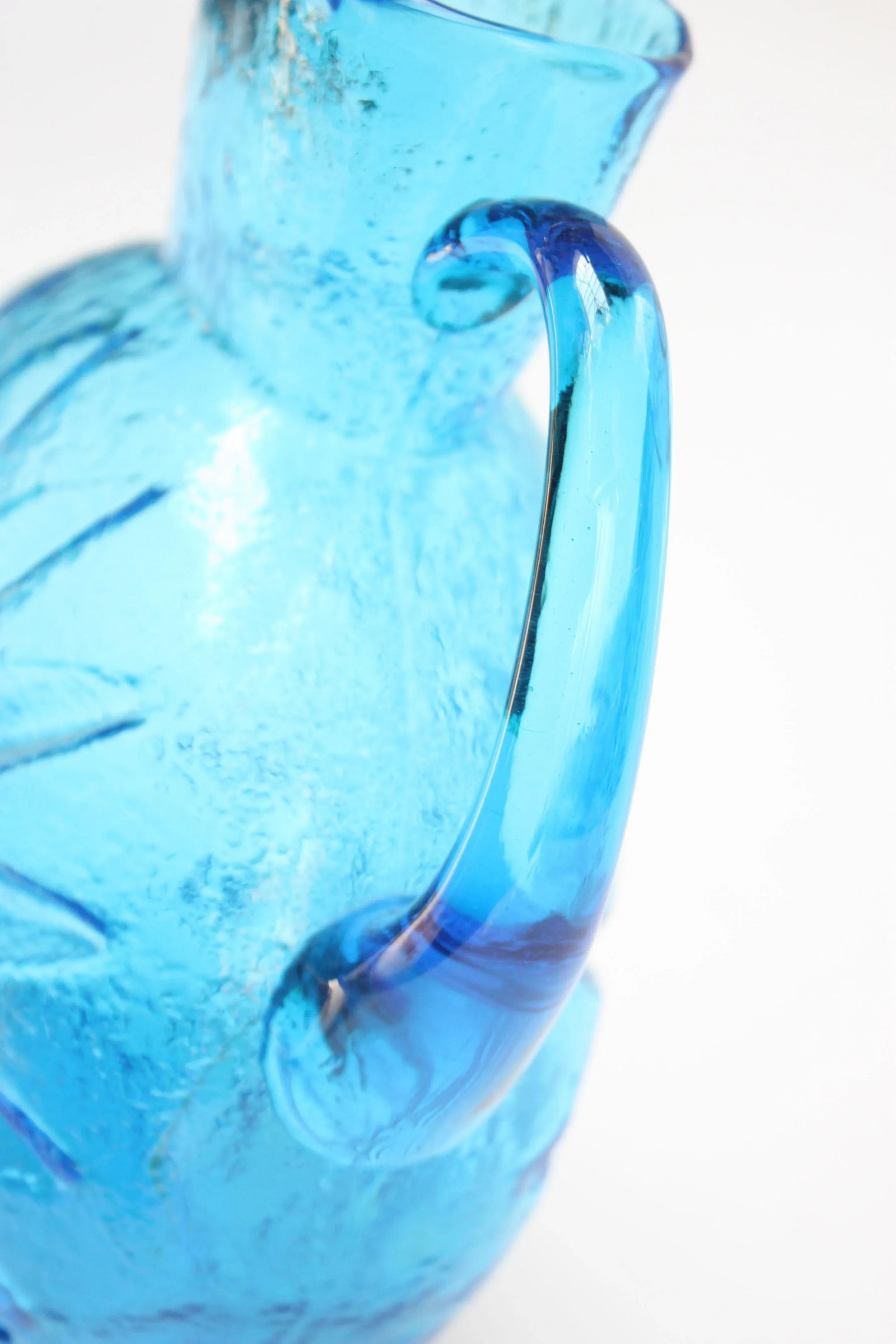 Stelvia Blue Blown-Glass Pitcher - 8