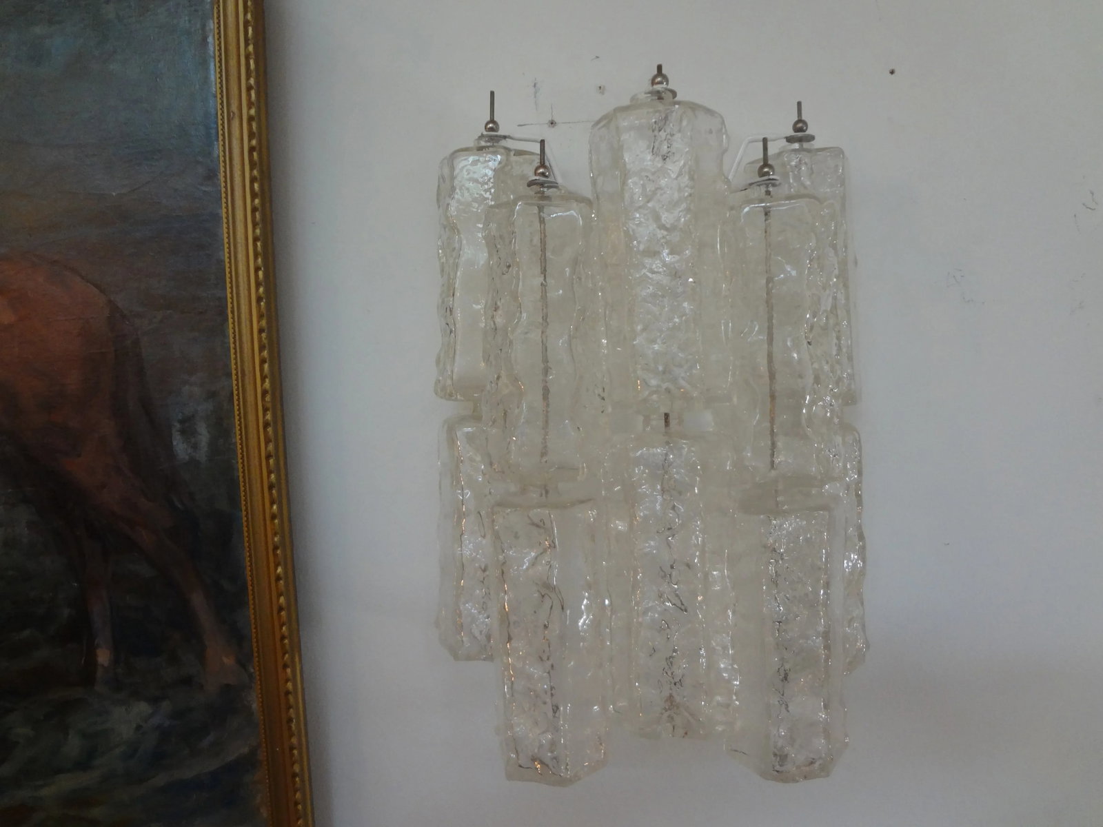 Pair of Murano Glass Sconces by Toni Zuccheri for Venini - 2