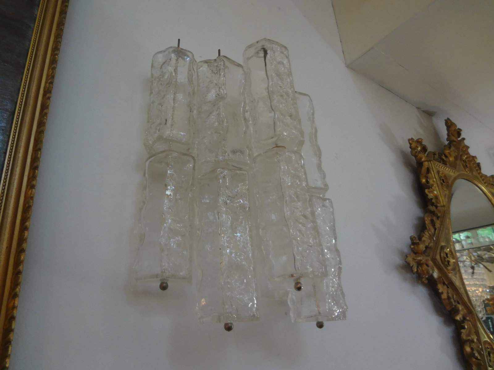 Pair of Murano Glass Sconces by Toni Zuccheri for Venini - 7