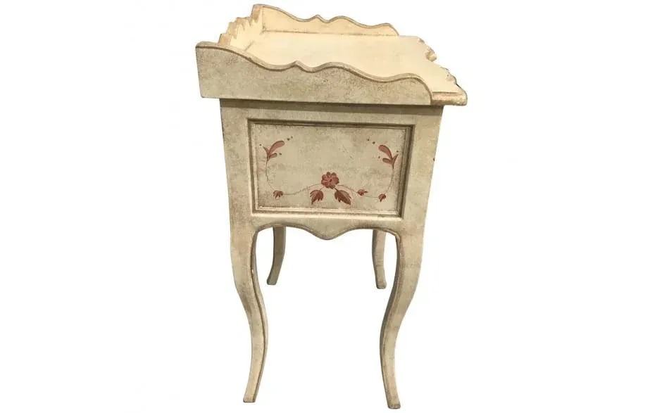 Louis XV Style Light Brown Painted Table - 3
