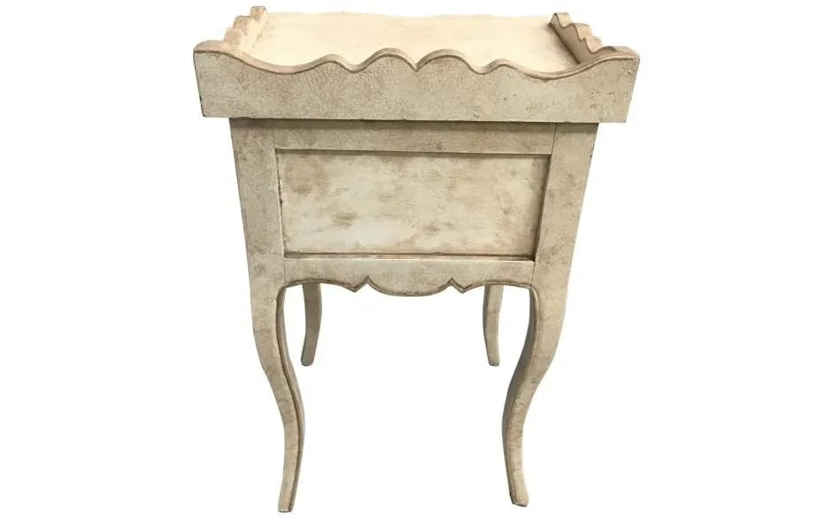 Louis XV Style Light Brown Painted Table - 4