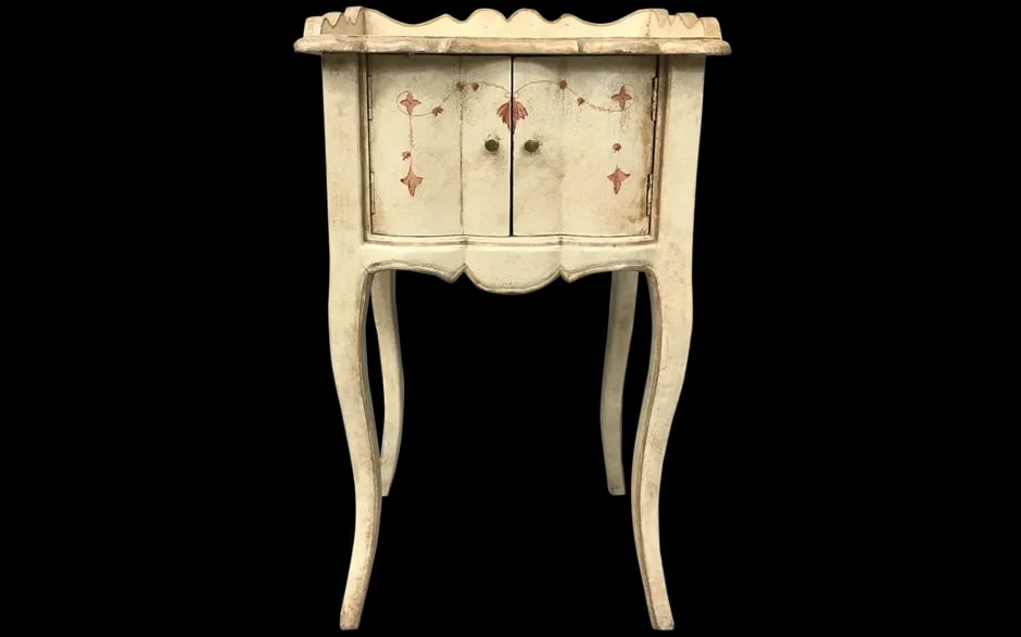 Louis XV Style Light Brown Painted Table - 8