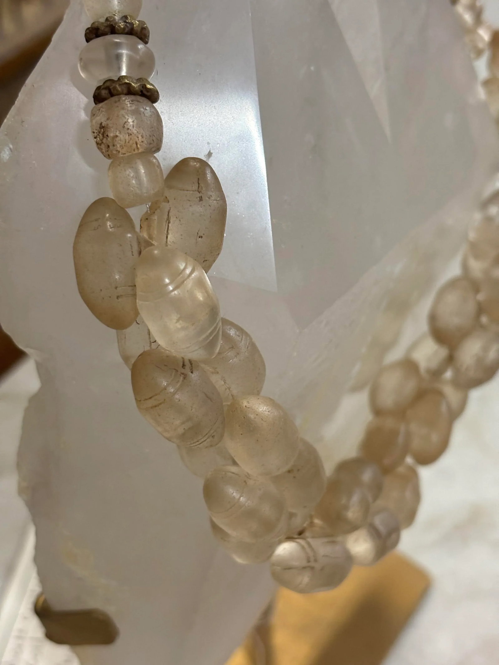 Early 20th Century African Trade Beads Necklace - 3