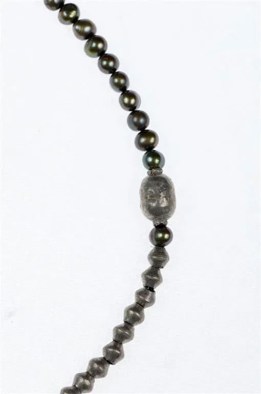 Late 19th Century Cultured Pearl and Medal Necklace - 7