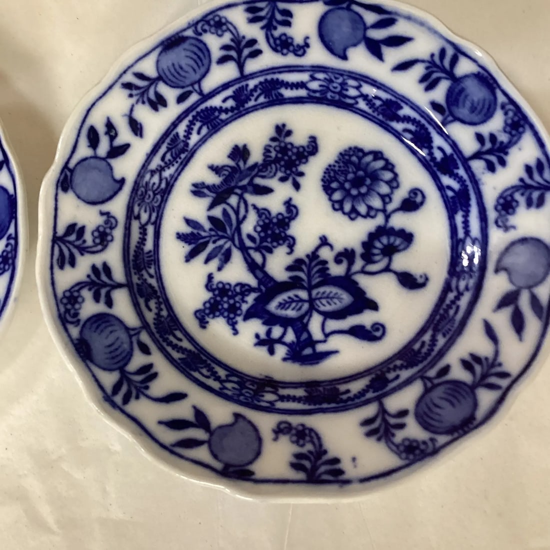 Early 20th Century Meissen Blue Onion Side Dishes - Set of 6 - 11
