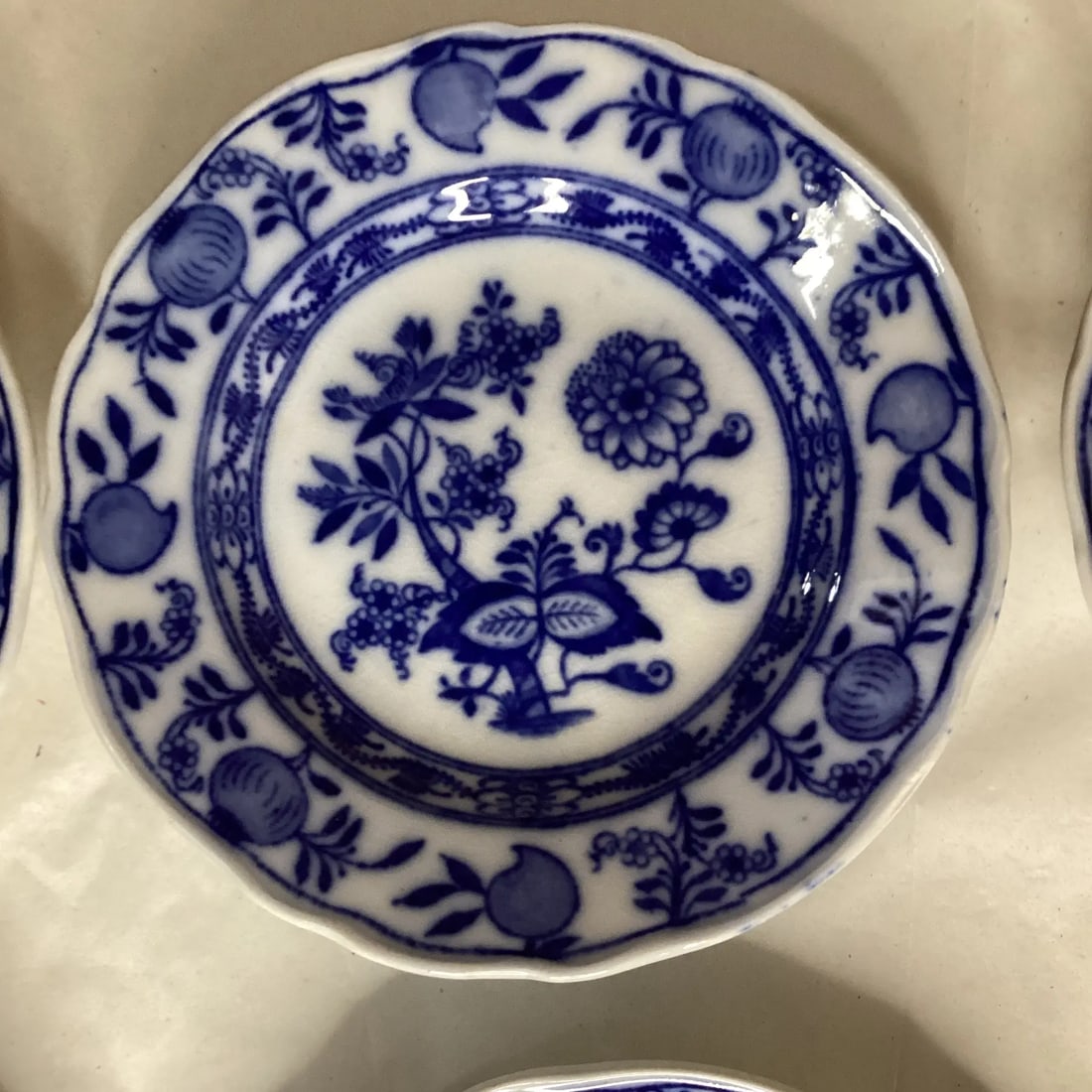 Early 20th Century Meissen Blue Onion Side Dishes - Set of 6 - 7