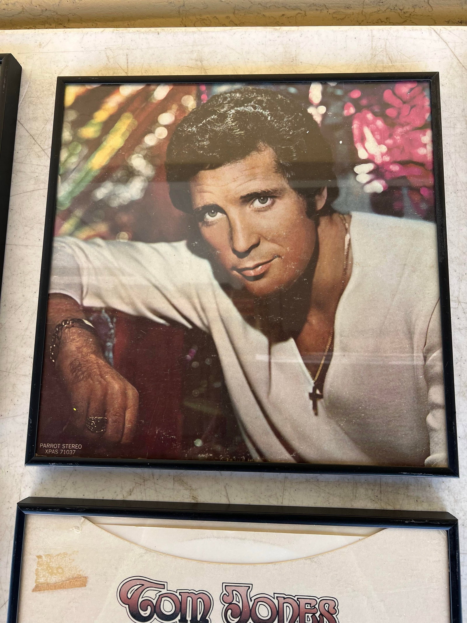 Vintage Tom Jones Records & Album Sleeve Framed Set of 6 - 3