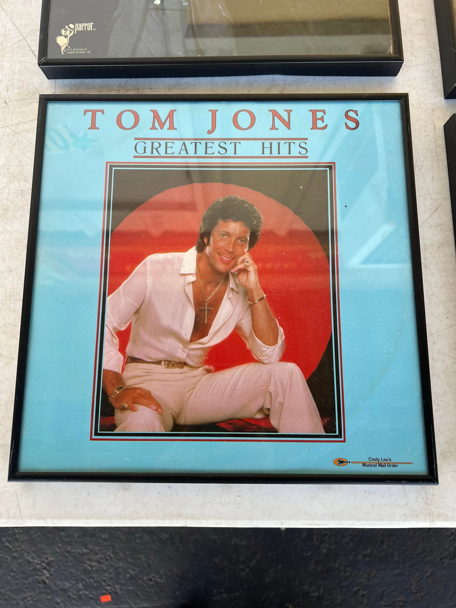 Vintage Tom Jones Records & Album Sleeve Framed Set of 6 - 4