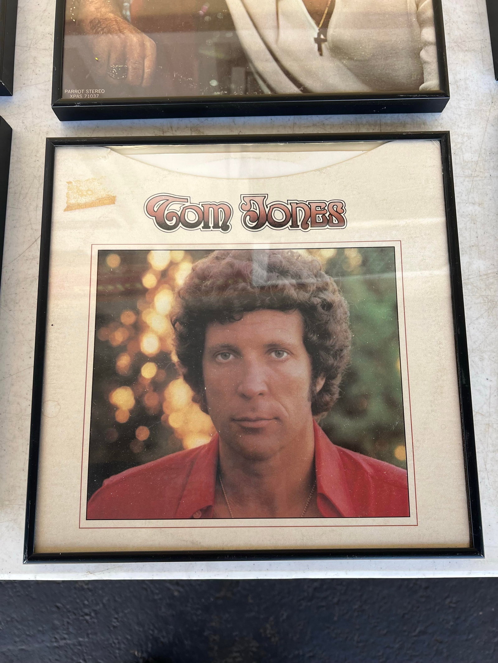 Vintage Tom Jones Records & Album Sleeve Framed Set of 6 - 5