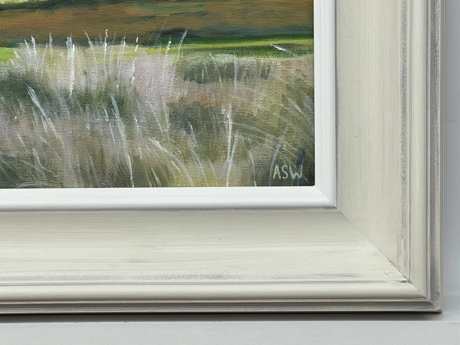 Sunset at Brora Golf Course in the Scottish Highlands by Contemporary Artist, 2024, Framed - 11
