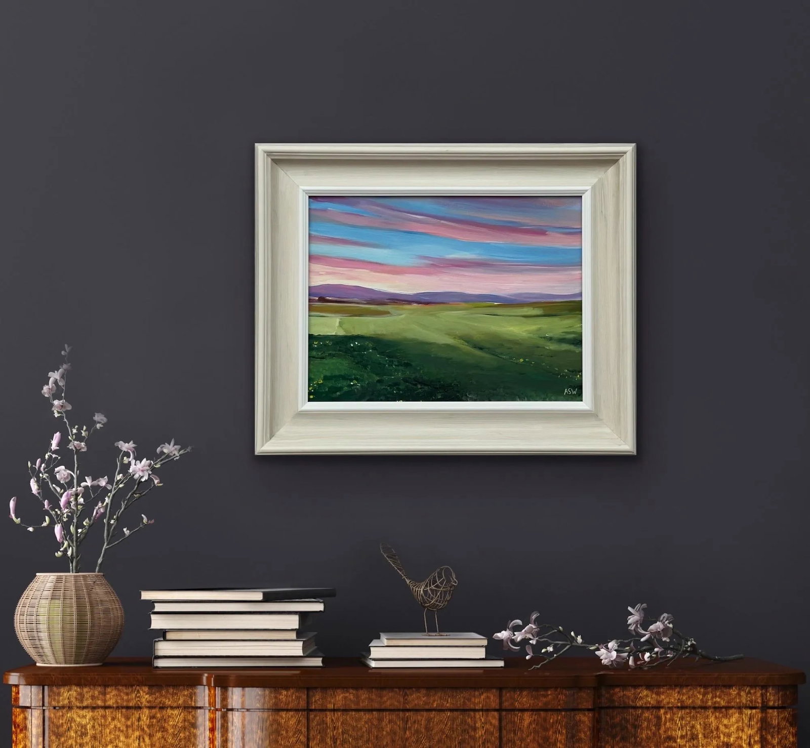 Sunset at Brora Golf Course in the Scottish Highlands by Contemporary Artist, 2024 - 2