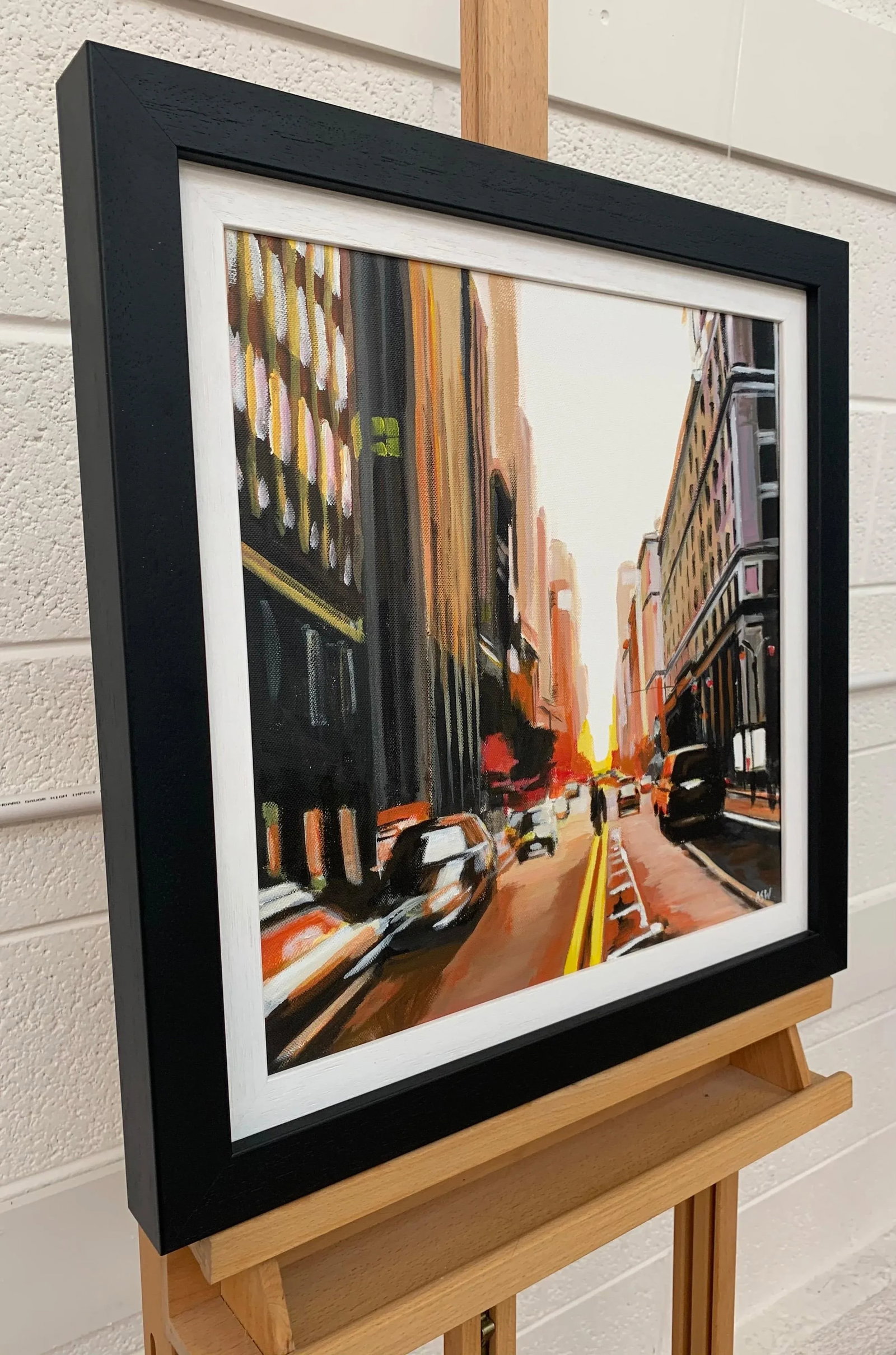 New York City Street Scene Painting by Contemporary British Artist - 2