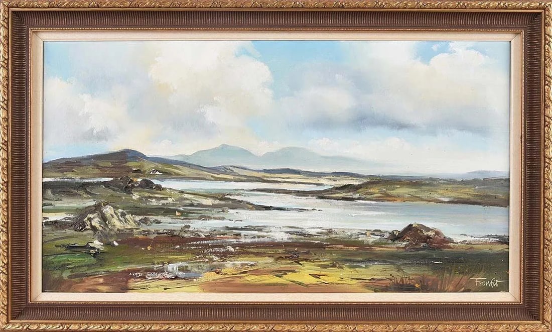 Expressive Abstract Landscape Painting of Ireland by Contemporary Irish Artist - 5
