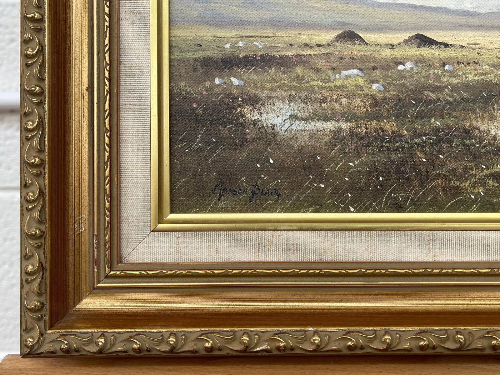 Irish Landscape Art - Original Oil Painting Slemish Mountain County Antrim Ireland by Irish Artist, - 7