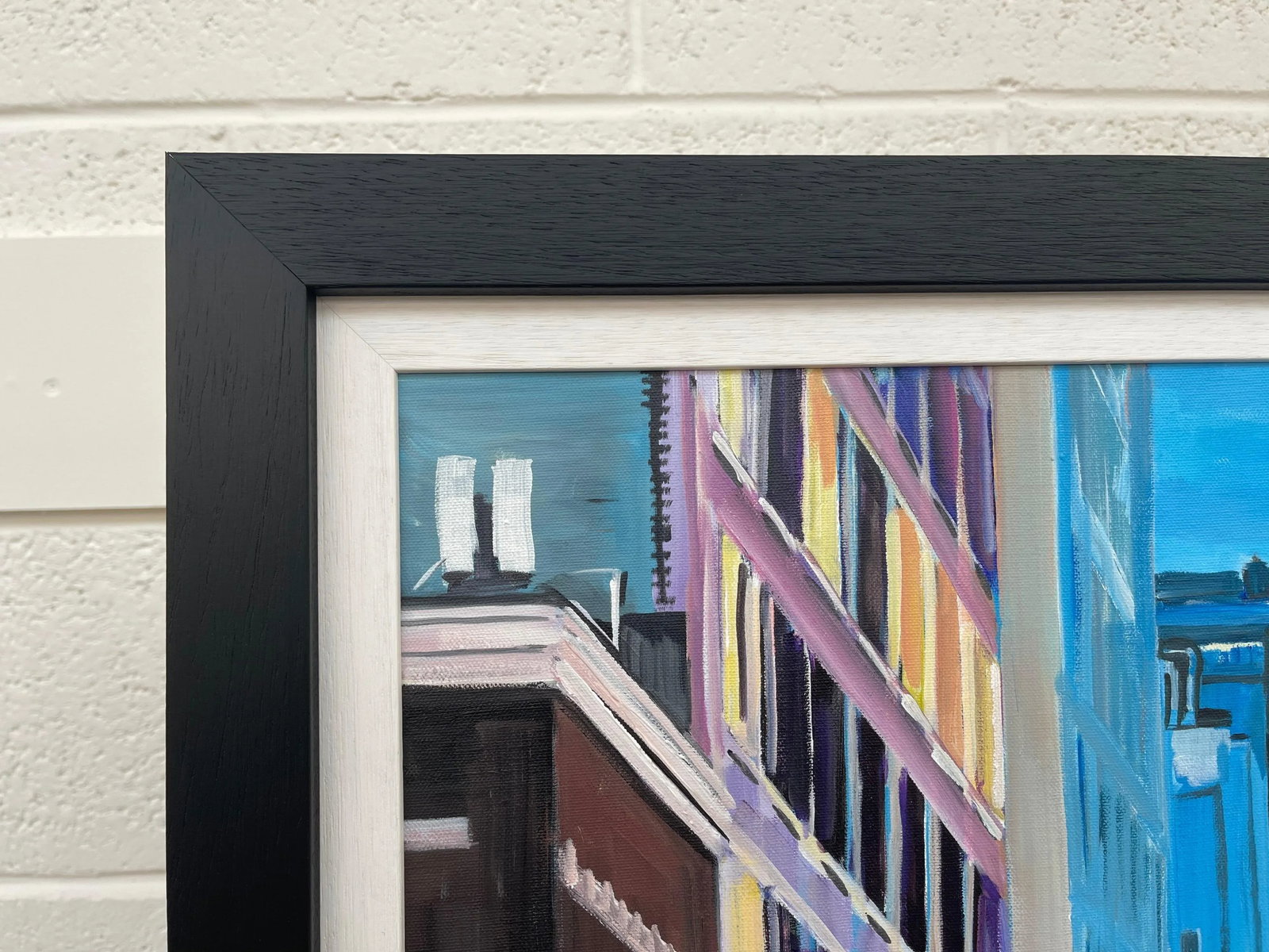 Painting of the Chrysler Building New York City - Unique Original Art by Contemporary British Artist - 12