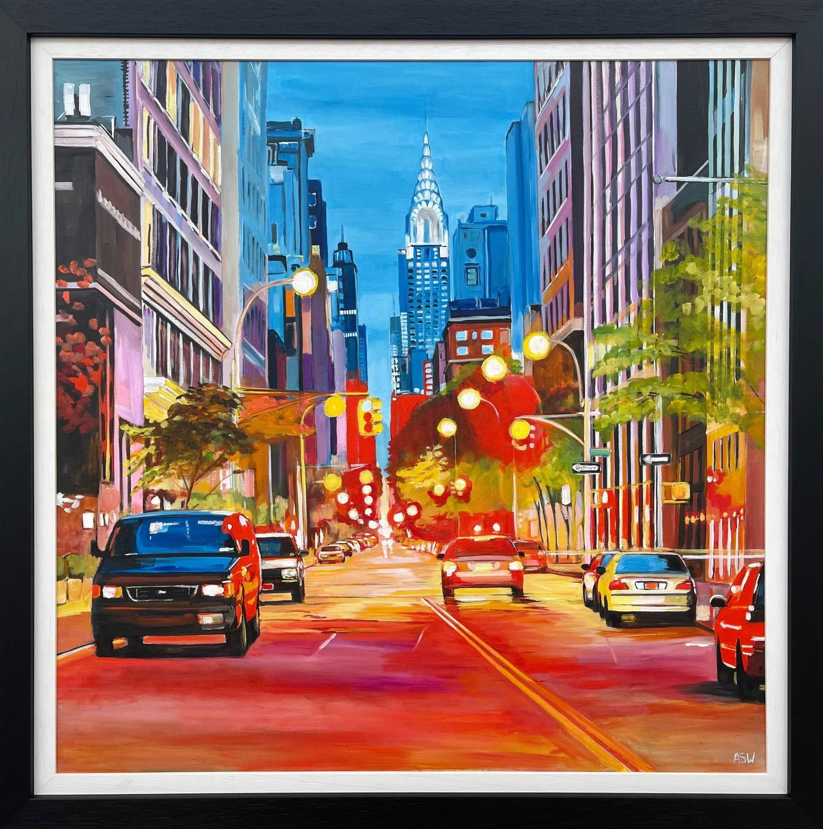 Painting of the Chrysler Building New York City - Unique Original Art by Contemporary British Artist - 13