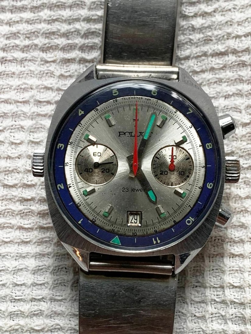 Poljot vintage men wrist watch / Russian antique unisex USSR watches (1 of 7)