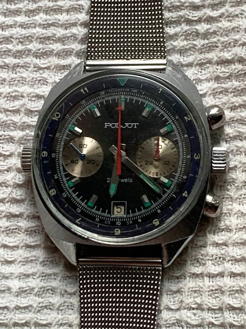 Poljot vintage men wrist watch / Russian antique unisex USSR watches (1 of 8)