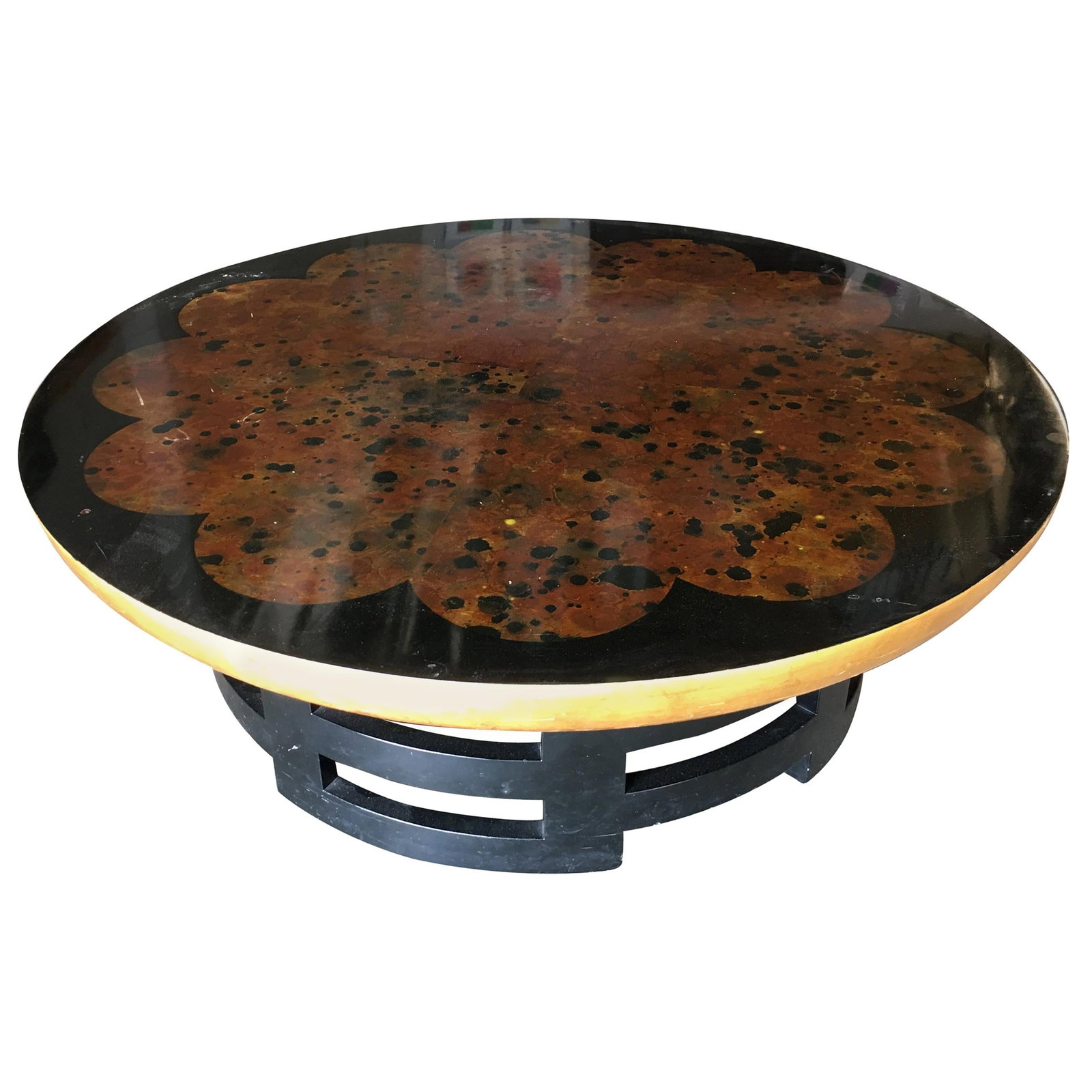 Muller & Barringer for Kittinger Coffee Table with Lacquer Top, Circa 1950 (1 of 5)