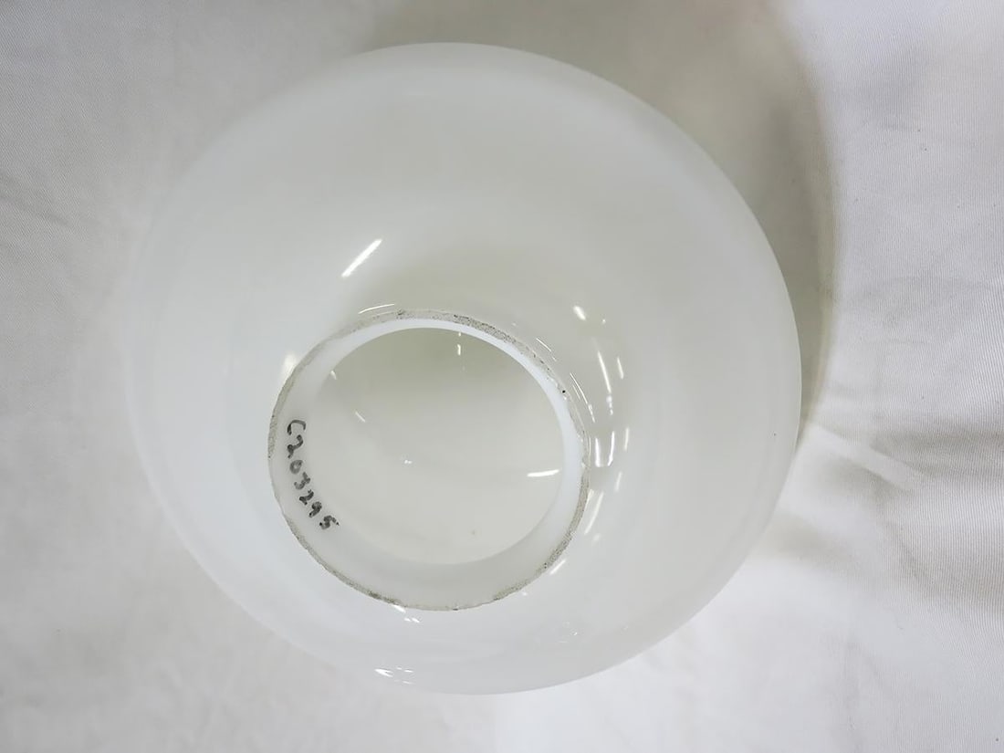 Small Schoolhouse Bell Shape Ceiling Glass Globe Pendant - 2
